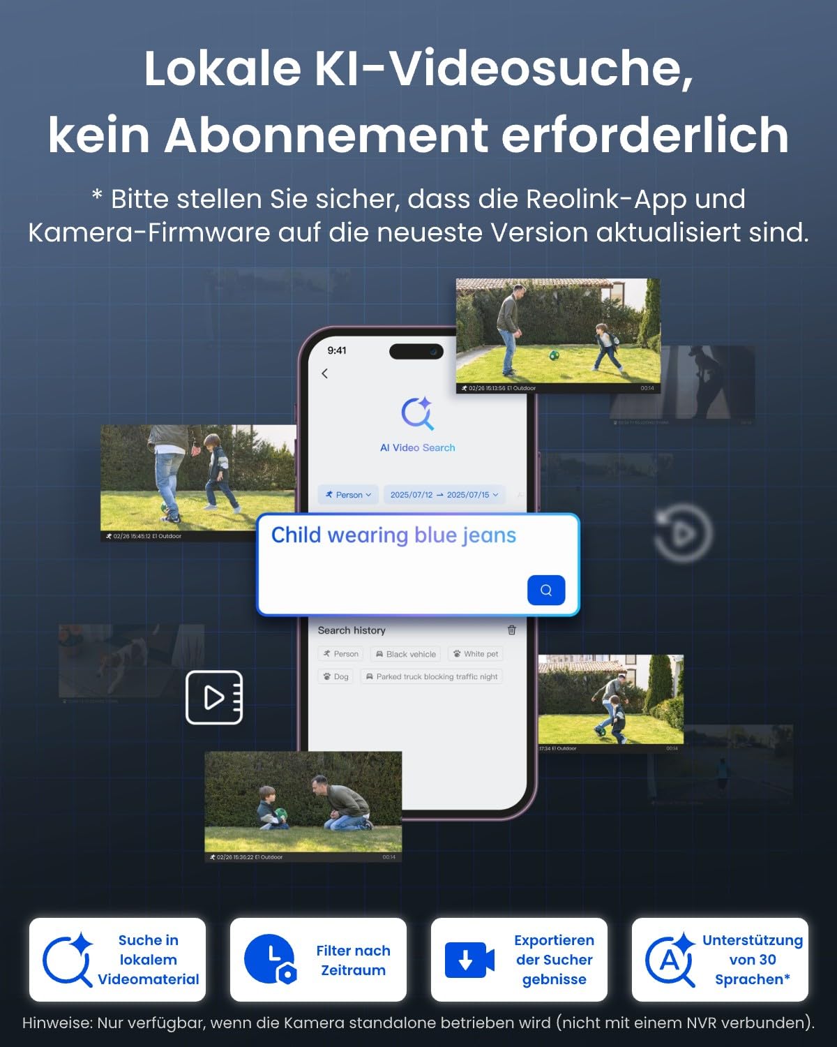Reolink 16MP PoE Kamera Außen mit 180° Dual-Lens, Elite Pro Floodlight PoE | PoE Überwachungskamera Aussen mit 2800 Lumen Beleuchtung, Vollfarb- & IR- Nachtsicht, Smart-Erkennung, Bewegungsspur
