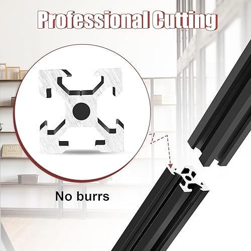 Miniatura 5 de QNK 4 piezas de 250 mm (9.85 ") ranura en V 2020 extrusión de aluminio estándar europeo anodizado riel lineal para piezas de impresora 3D y CNC DIY