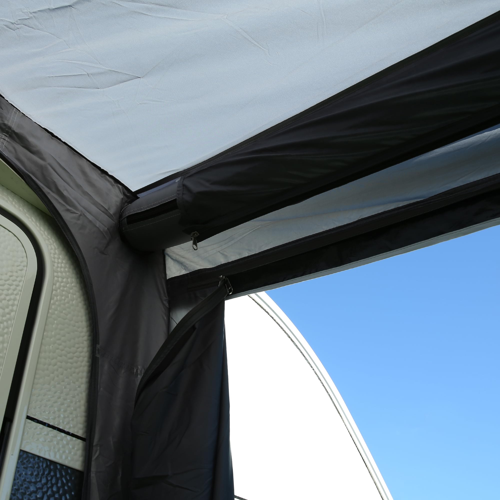 your GEAR Porto Air – Toldo hinchable – Toldo – Toldo de viaje – Toldo para caravana (gris, 420 x 270 cm)