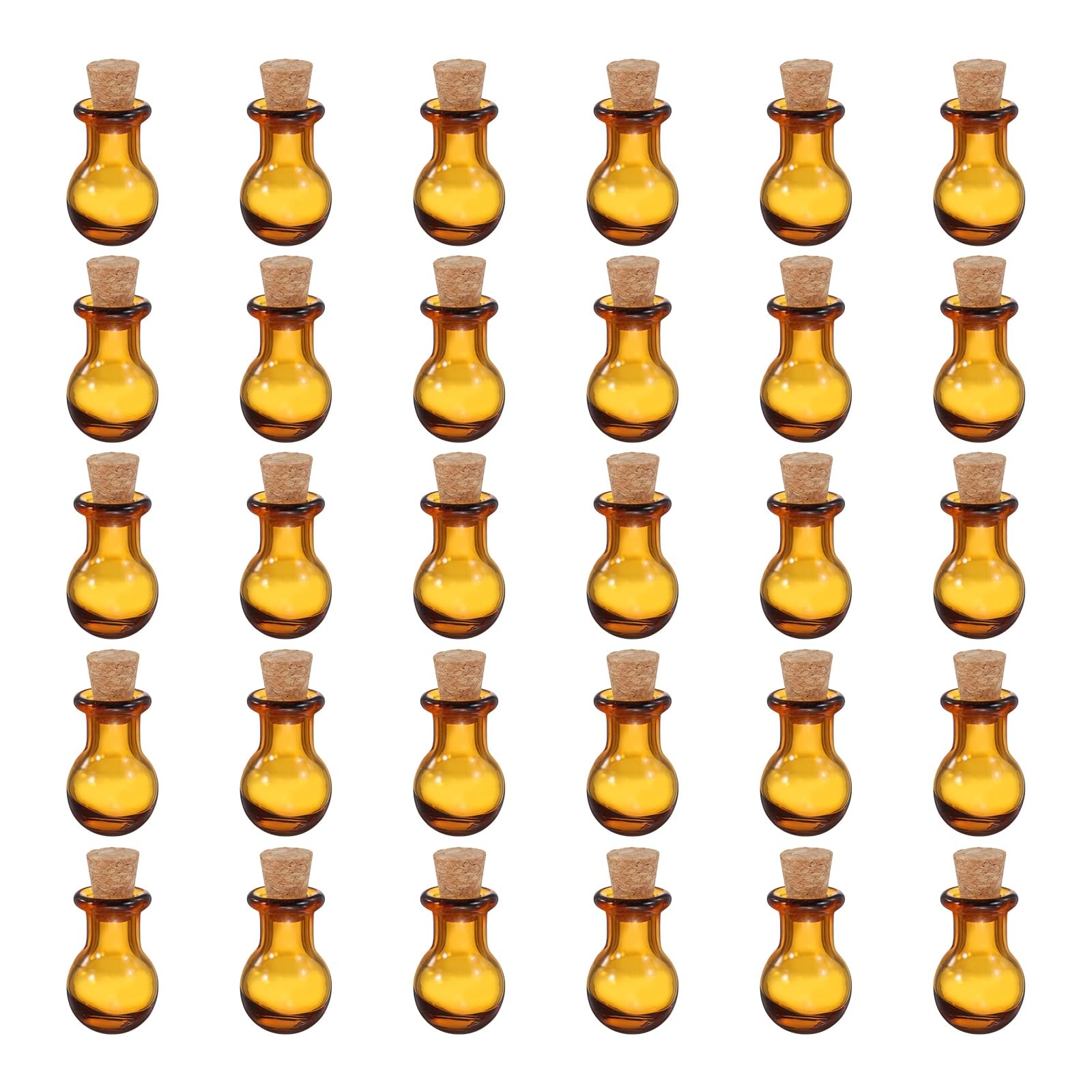 Mini bouteilles en verre avec bouchon de liège pour dragées et cadeaux