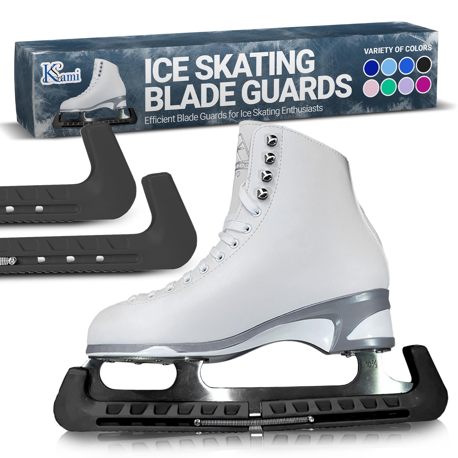 Kami-So Ice Skate Guards | Ice Protector for Blades | Hockey Skate Blade Covers | Figure Covers | Hard Guards & Blade Soakers | Women and Mens Skating