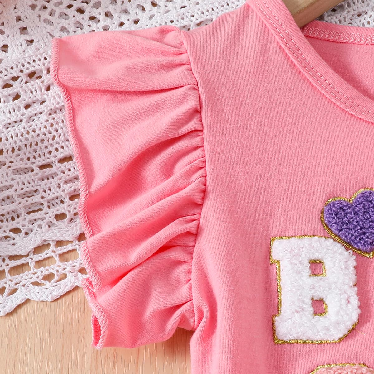 Conjunto de Cumpleaños para Niña Pequeña, Camiseta con Bordado de Letras+ Colorida Tutú Falda de Tul Vestidos de Cumpleaños para Niñas 1-6 Años
