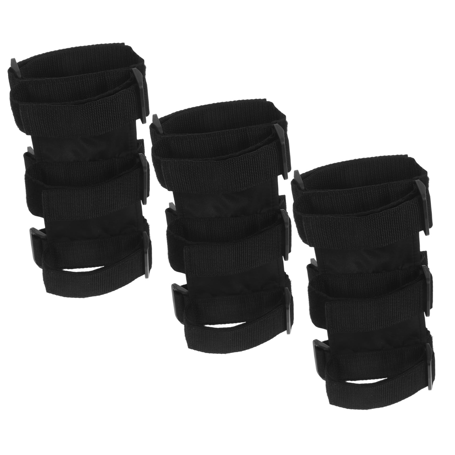 ABOOFAN Lot de 12 Sangles De Fixation Réglables pour Extincteur pour Coffre De Véhicule Noir