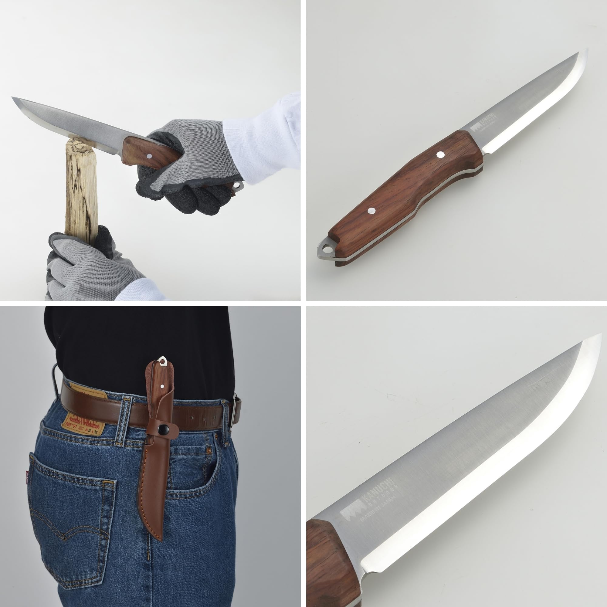 革ケース付き 両刃ナイフ アウトドア キャンプ レジャー Amazon.co.jp: 高儀(Takagi) KANUCHI OUTDOOR フルタングナイフ 牛革
