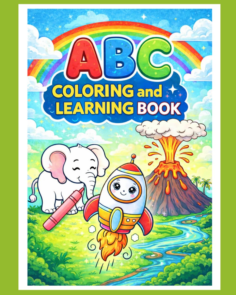 ABC Coloring And Learning Book: Educational activity book