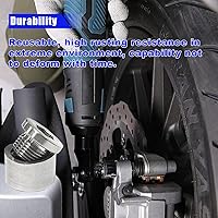 Vista 5 de M18 X 1.5 Bujes y tapones de montaje para sensor de oxígeno, tapón de tuerca roscada de acero inoxidable y tapón de tuerca de soldadura roscada