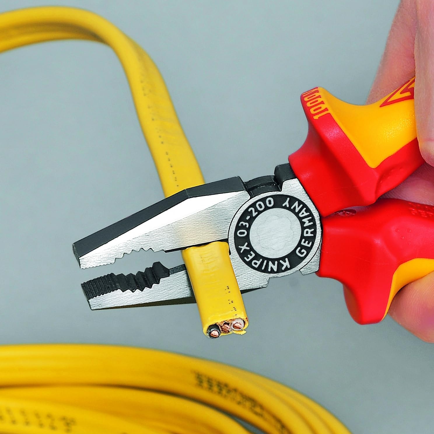 KNIPEX - 03 08 200 SBA Tools - Combination Pliers, 1000V Insulated (0308200SBA)