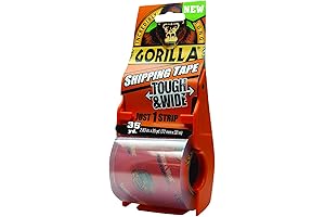 Gorilla Packing Tape Bulk Value Pack: Tough & Wide Moving Tape for Secure Storage