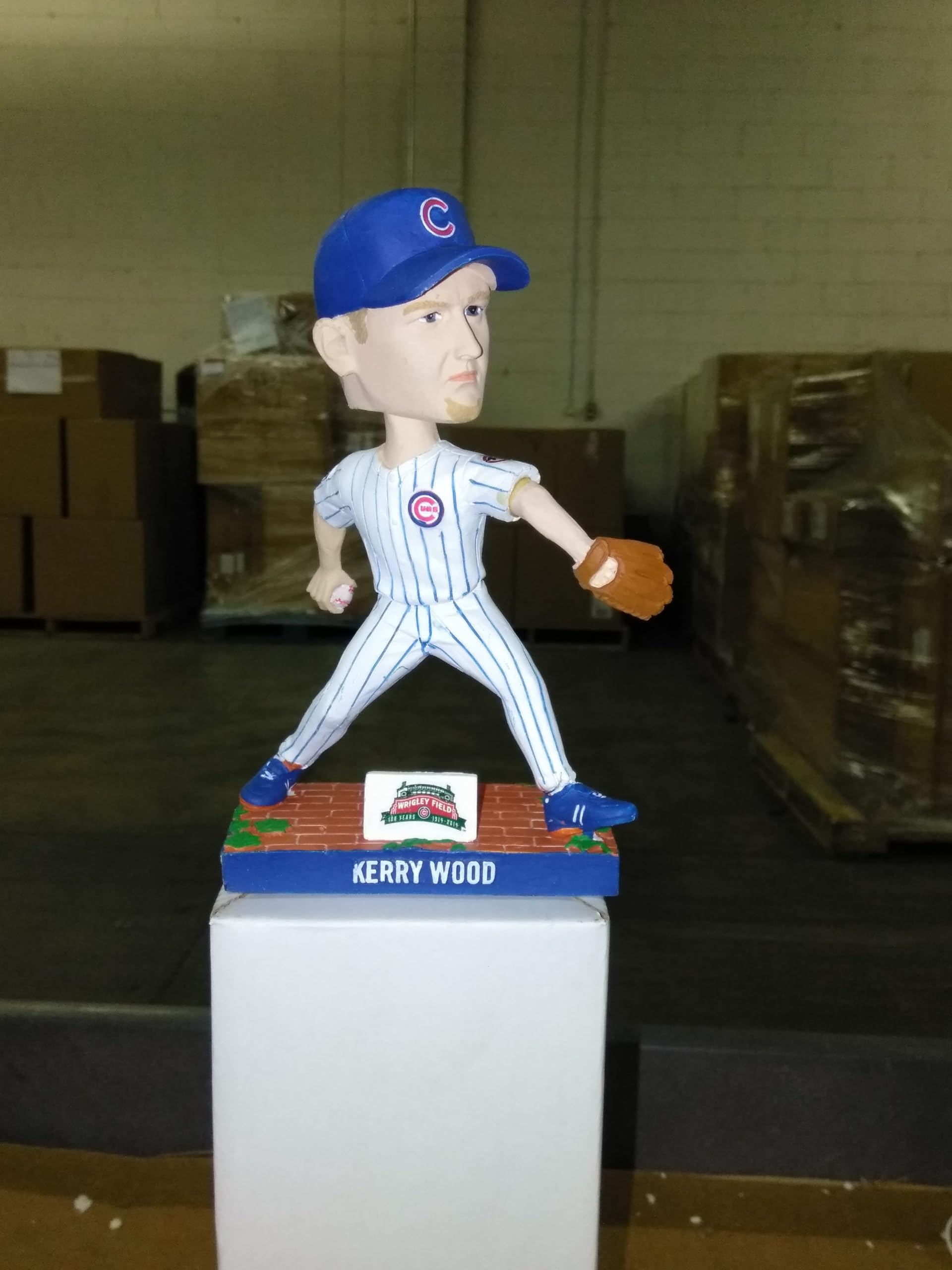Kerry Wood Chicago Cubs Wrigley 100 Year Bobble 14 Chicago Cubs