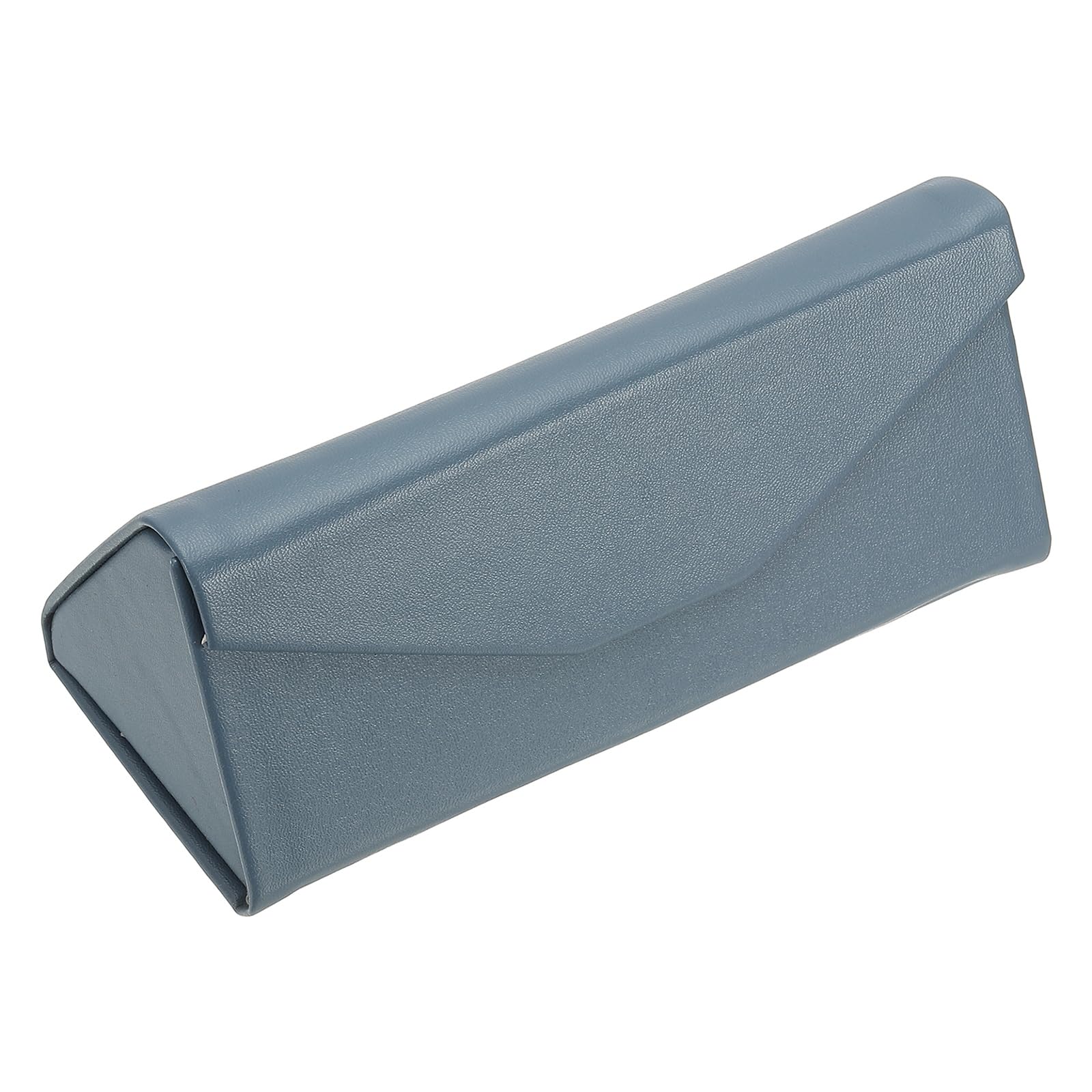 PATIKIL Foldable Glasses Case, Triangle Magnetic Sunglasses Organizer Case PU Leather Hard Eyeglass Case (1 Pcs)