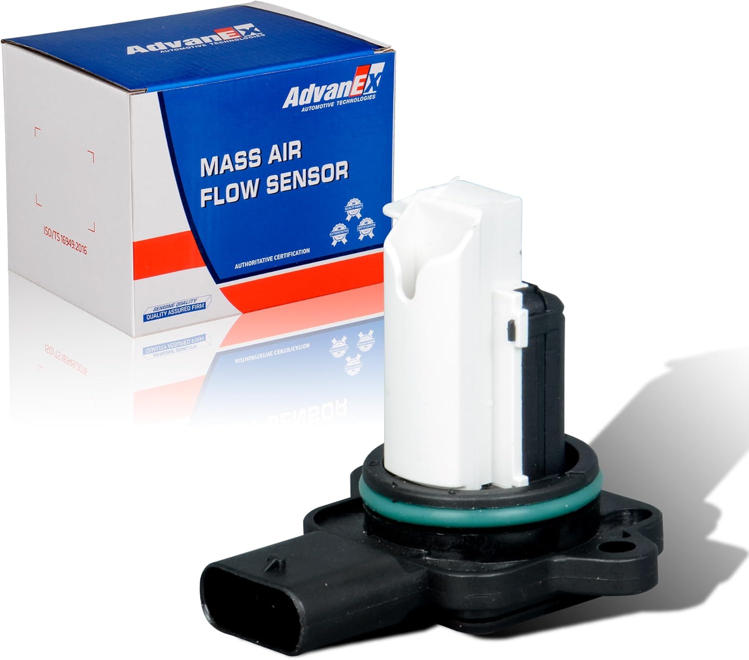 Mass Air Flow Sensor 5WK97512Z MAF Compatible with BMW 135i/ 335i/ 435i/ 528i/ 535i/ 640i/ 740i/ X1/ X4/ X5/ X6, Replaces AF10429 13627593624