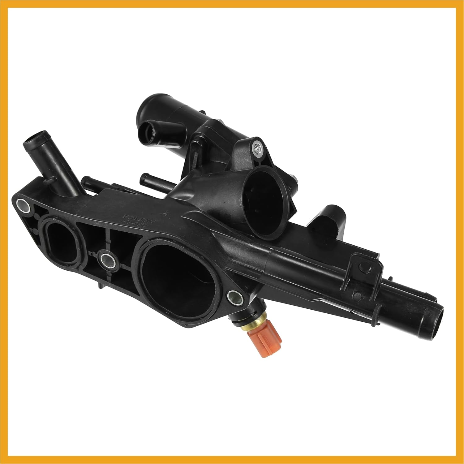 Engine Coolant Thermostat Housing Assembly for Kia Optima Sportage Sorento 11-15 for Hyundai Tucson Sonata Santa Fe 2.4L L4 11-12 25600-2G500 25600 2G500 Replacement