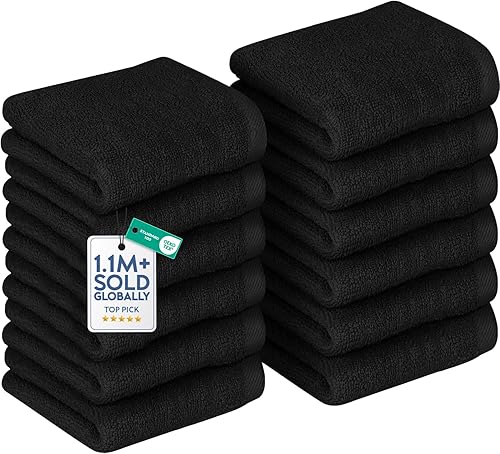 Miniatura 81 de DAN RIVER Paquete de 24 paños para ducha [12x12] - Paños de 100% algodón, paños de baño de franela de calidad premium para el baño, paños altamente