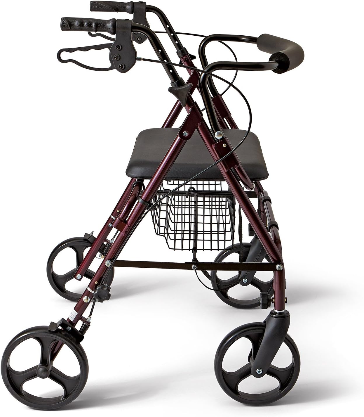 Super Big Clearance! Medline Heavy Duty Bariatric, Aluminum, Mobility Rollator Walker, Blue