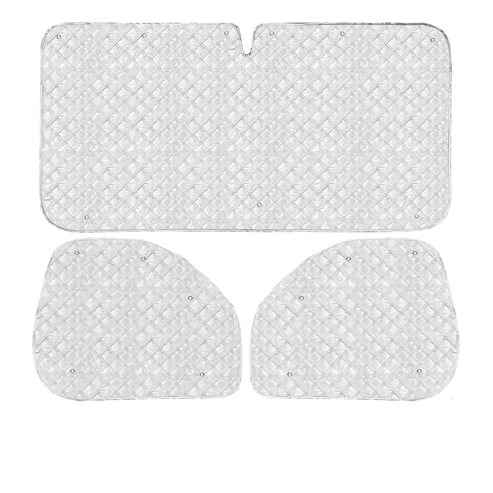 3pcs Internal Thermal Blinds Windscreen Sunshades Cover for FIAT Ducato 2006-2022 do Peugeot Boxer for Citroen Relay 7 Layers Front Cab Shield