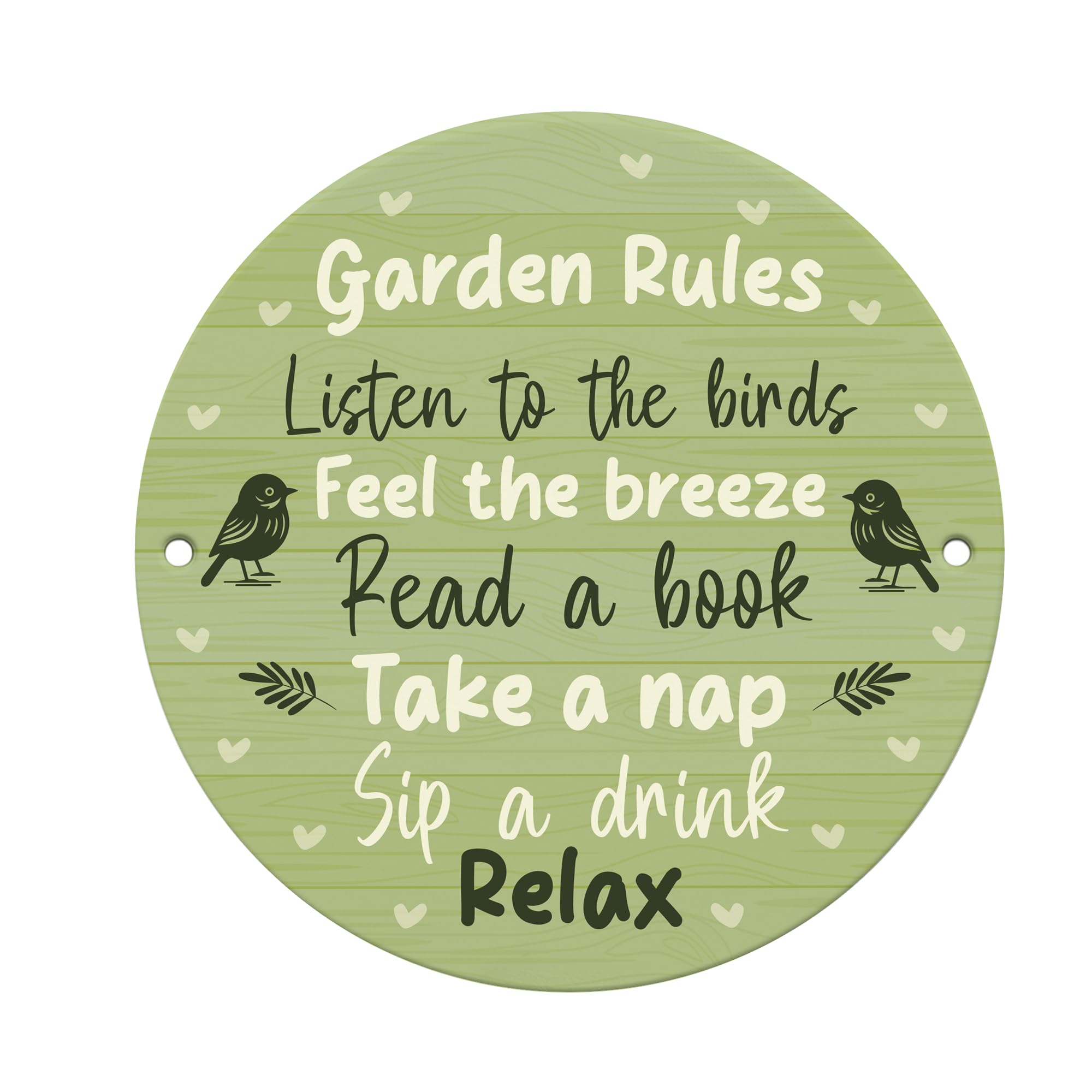 Red Ocean Beautiful Garden Rules Sign Garden Shed Yard Signs Friendship Plaque Garden Plaque For Outside Shed Sign Gift For Friends Her