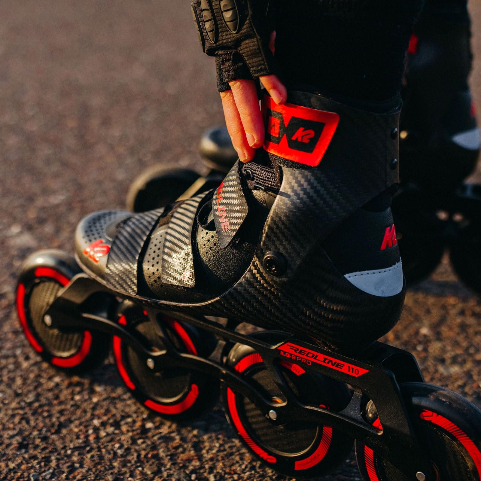 K2 Redline 110 Inline Skate 2022 Black/Red