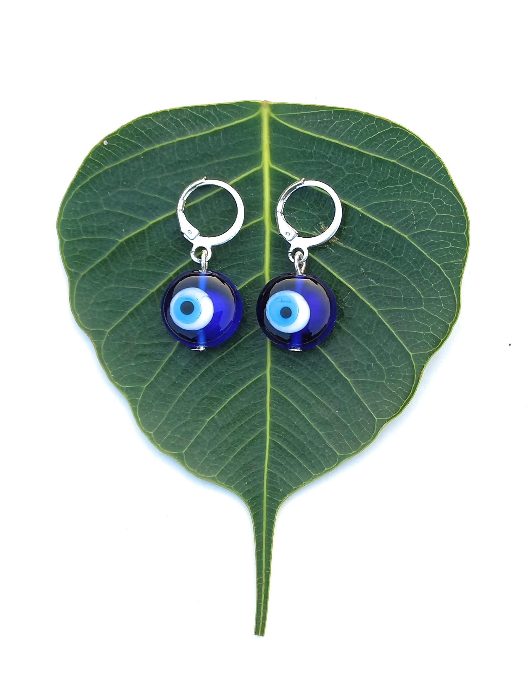 Shilpmart Evil Eye Earrings, Dangle Earrings Turkish Eye, Nazar Boncuk, Statement Earrings, Drop Earrings, Turkish Eye Jewelry, Handmade Earrings, Round Evil Eye Earrings (Blue) (B0BW7HWPFW) Amazon Price History, Amazon Price Tracker