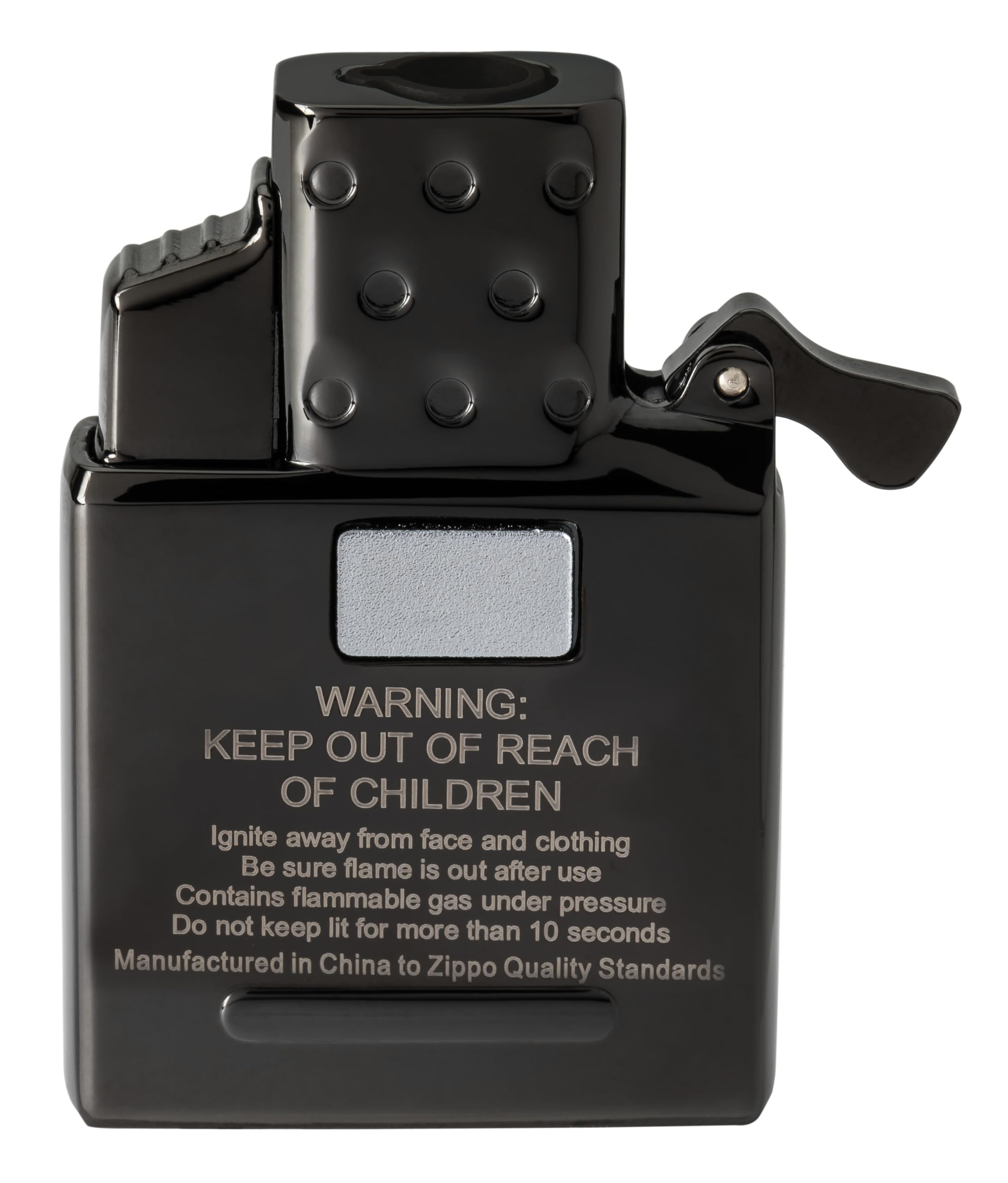 Zippo Inserto Gas para Mecheros a Prueba de Viento – Negro – Single Flame – Llama Jet Azul – Recargable con butano – Compatible con Zippos clásicos