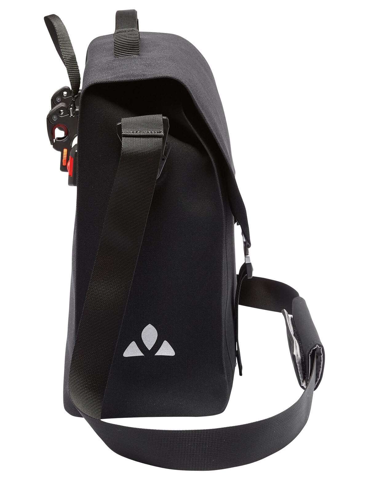 VAUDE wasserdichte Fahrradtasche für Gepäckträger, 20L mit Laptopfach 15,6", QMR 2.0 - für Pendeln und Alltag, Manufactured in Germany