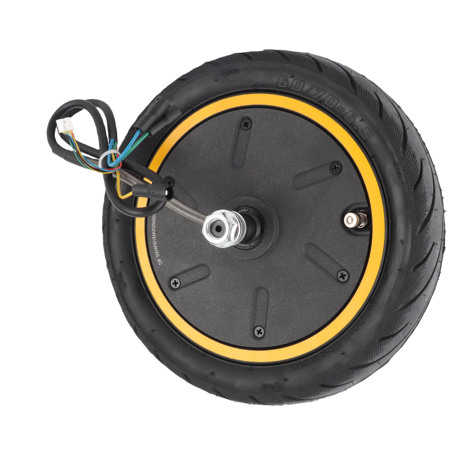 Generic Moyeu de Moteur de Roue Arrière de Scooter électrique 350 W avec Motif Antidérapant pour G30, Pièce de Réparation de Scooter électrique étanche pour une Expérience de Conduite Confortable,