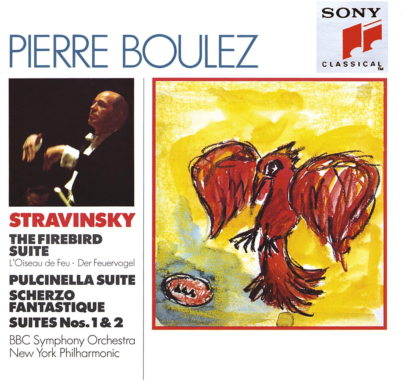 Stravinsky: Firebird Suite, etc / Pierre Boulez [Audio CD]