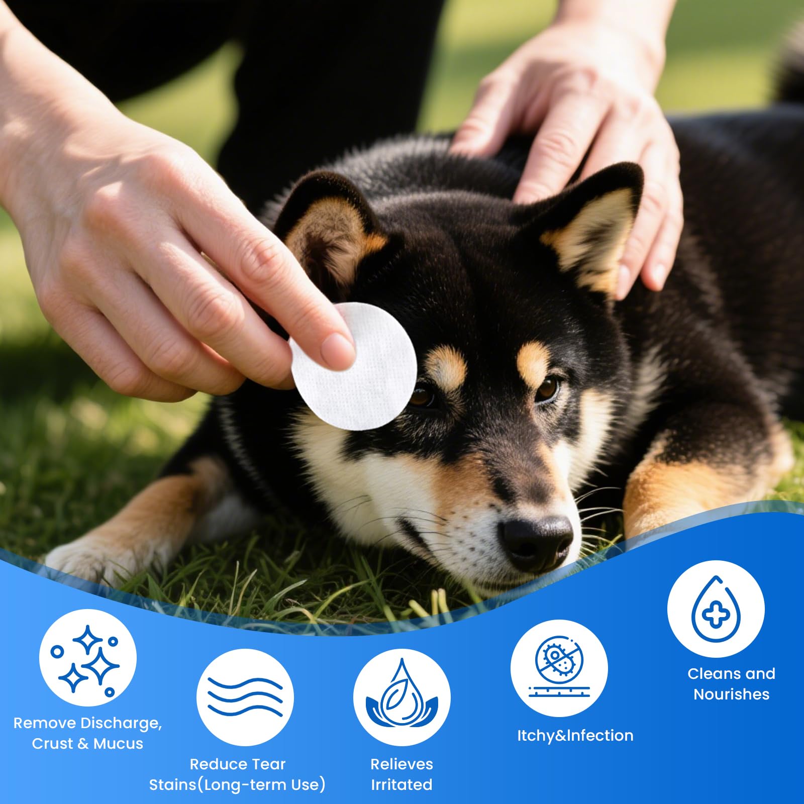 VOISEN 400Pcs Eyes Wipes for Dogs, Pet Tear Stain Remover Wipes — Amazon image 5