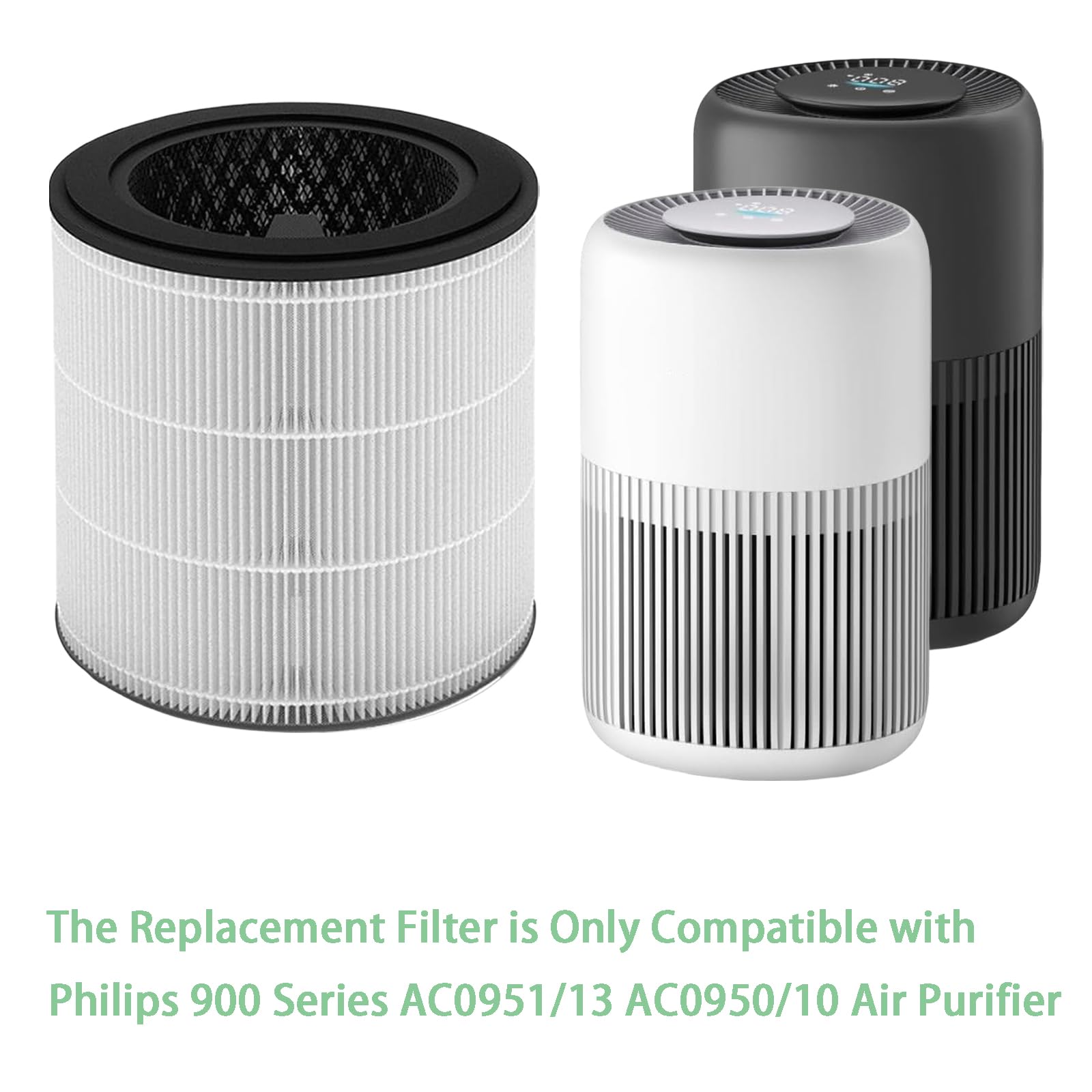 Filtro De Repuesto FY0910 Compatible Con Purificadores De Aire Philips Serie 900 Ac0950 Y Ac0951 Filtro Y Carbon Activado Para Purificadores De Aire Philips Fy091030 92244917