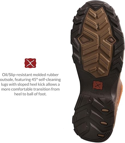 Vista 6 de Twisted X Botas de senderismo Mhkw002 para hombre