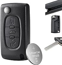 3 Buttons HU83 Blade Key Fob Shell for Citroen Dispatch C3 Picasso Peugeot Expert Toyota Proace Fiat Scudo CR1620 Battery CE0523
