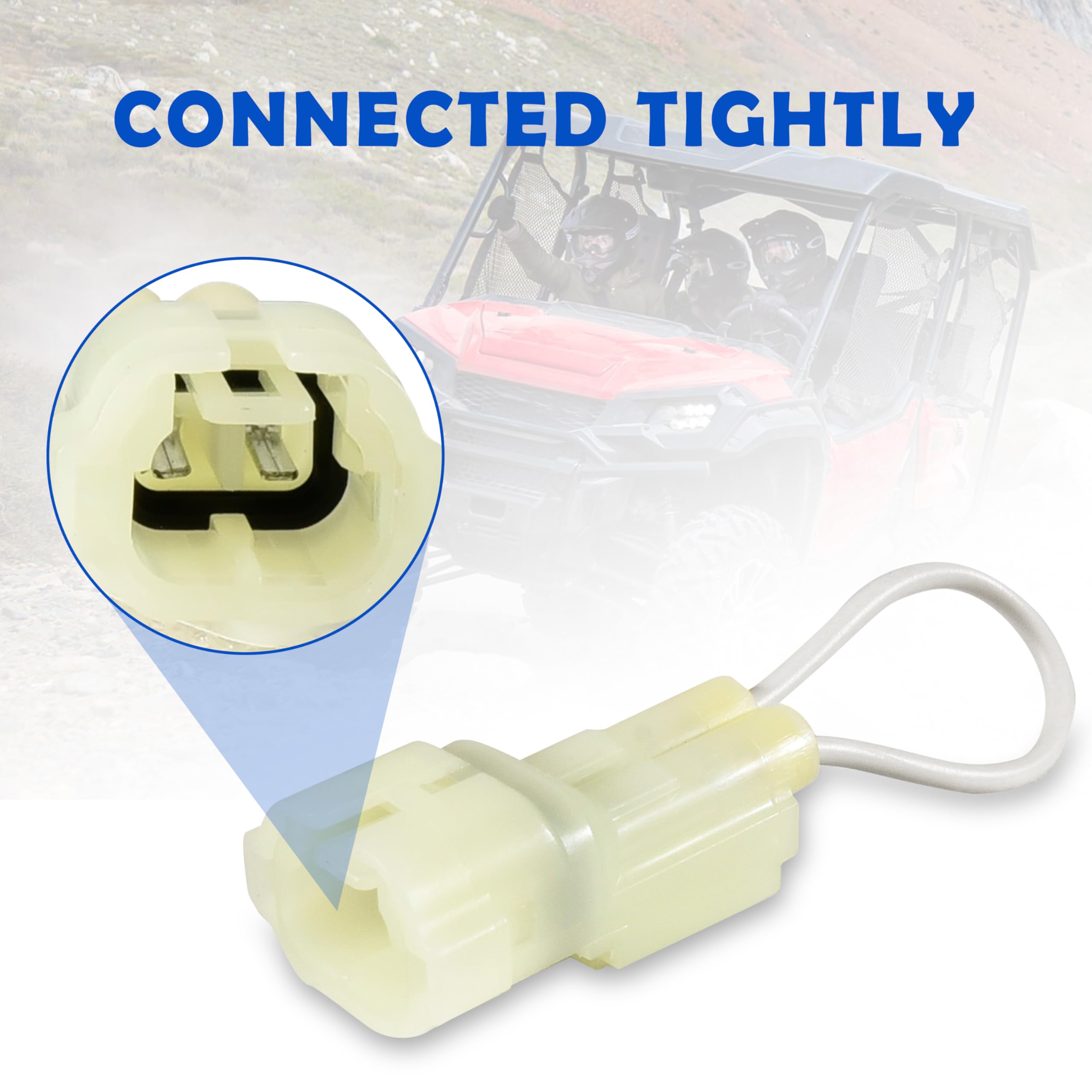 SAUTVS UTV Seat Belt Bypass for Honda Pioneer 700 1000, Harness Override Seat Bypass Override Switch Connector Jumper Plug for Honda Pioneer 700-2 700-4 1000-3 1000-5 2017-2025 Accessories