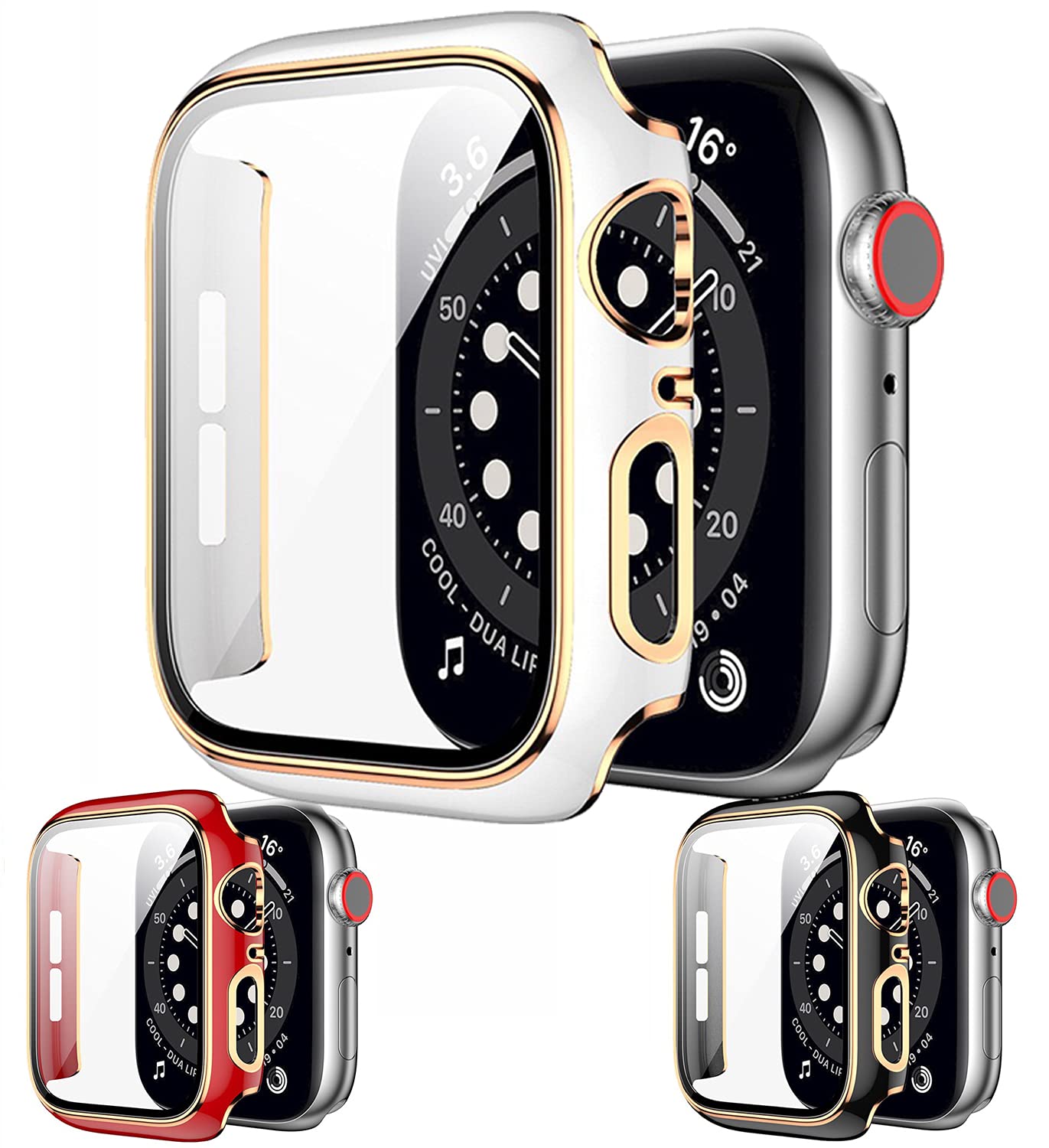 Amazon.co.jp: アップルウォッチカバー ケース 38mm 40mm 41mm