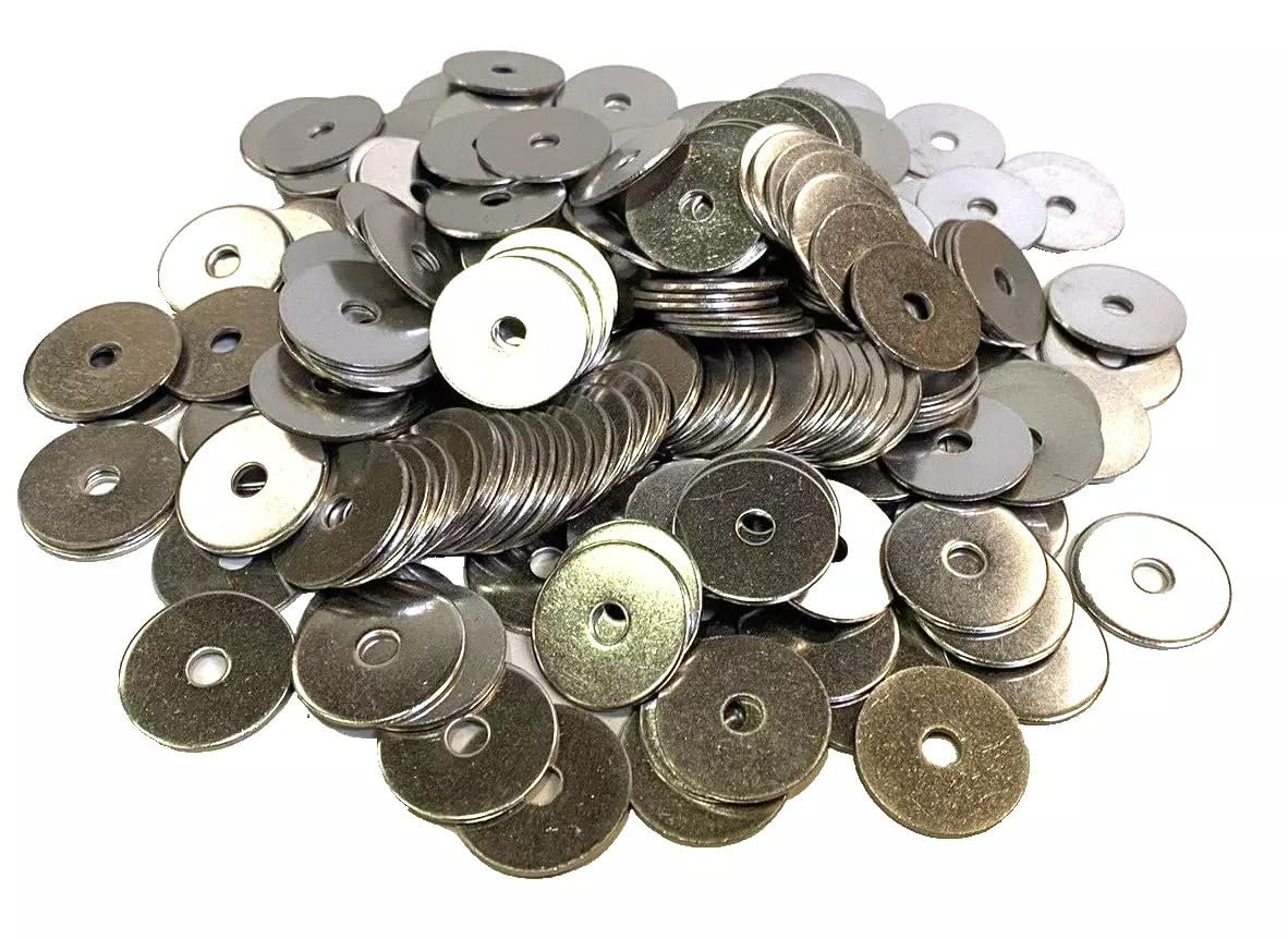 M5 x 25mm A2 Grade Stainless Steel Penny Oversized Large Washers - Pack of 200