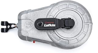 Crescent Lufkin CLA100A 100 ft Aluminum Chalk Reel - Durable Pro Tool with Easy Refill & Plumb Bob Marker