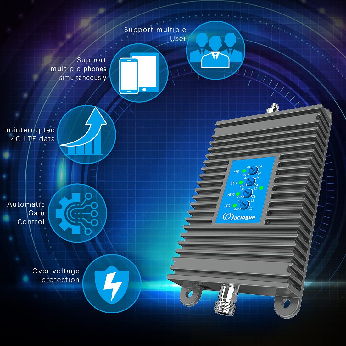 Cell Phone Booster Phonetone Cell Phone Signal Booster For AT&T