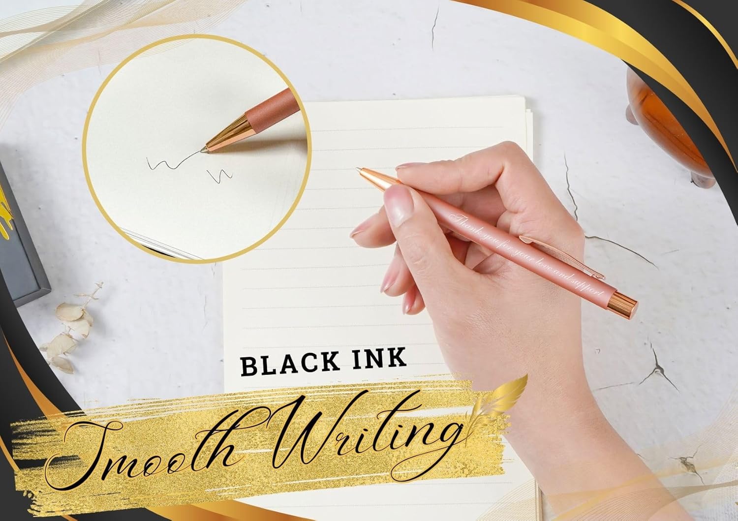 InnoBeta Aunt Gifts for Women Ballpoint Pen Set of 4, on Mother's Day, from Niece Nephew - Image 4