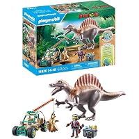 PLAYMOBIL | Dinos | Attacco del Spinosauro sull'escavazione di dinosauri | Set di
