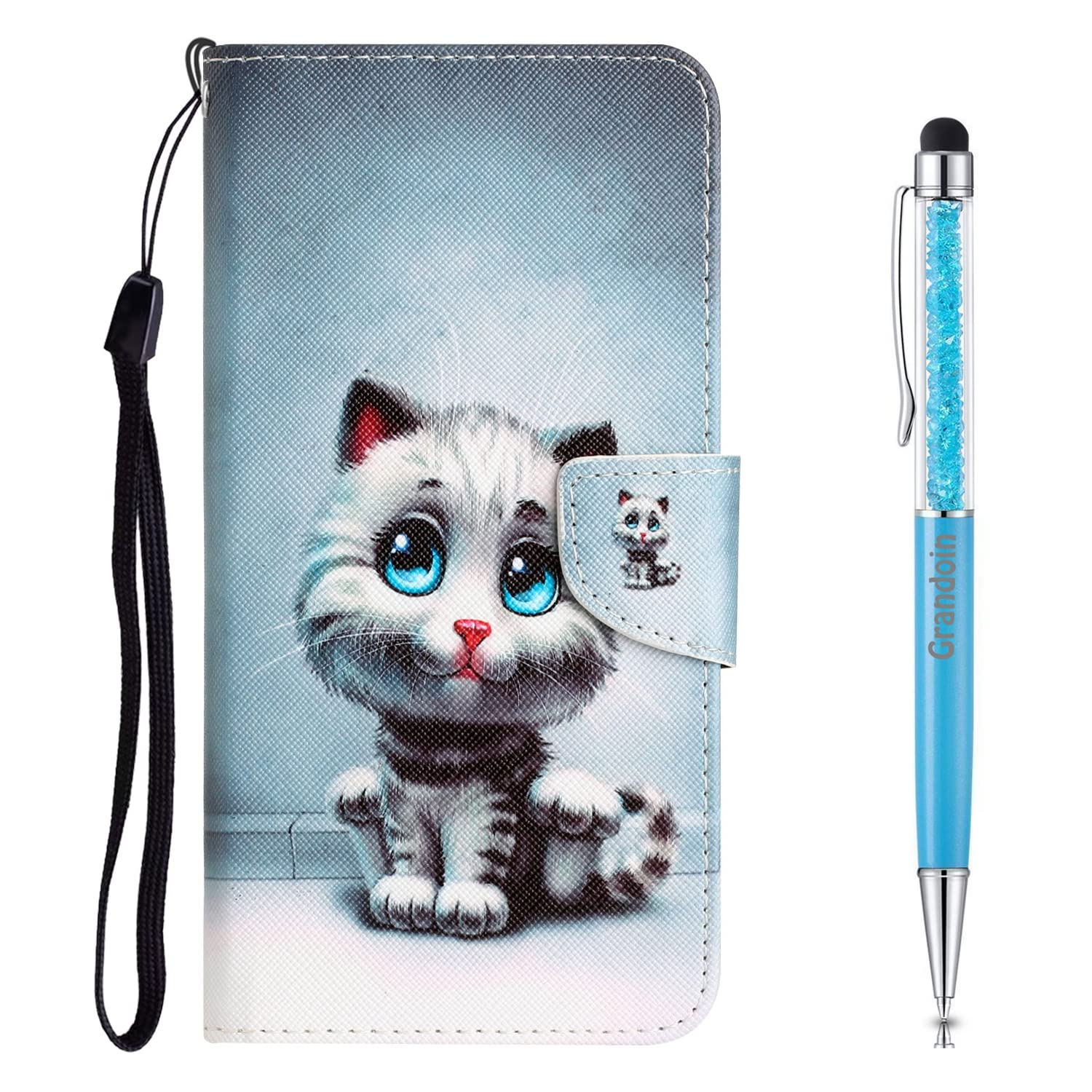 Custodia Portafoglio Per IPhone 13 Mini - Flip Case In Pelle Con Supporto Magnetica, Design Panda - Foto 14