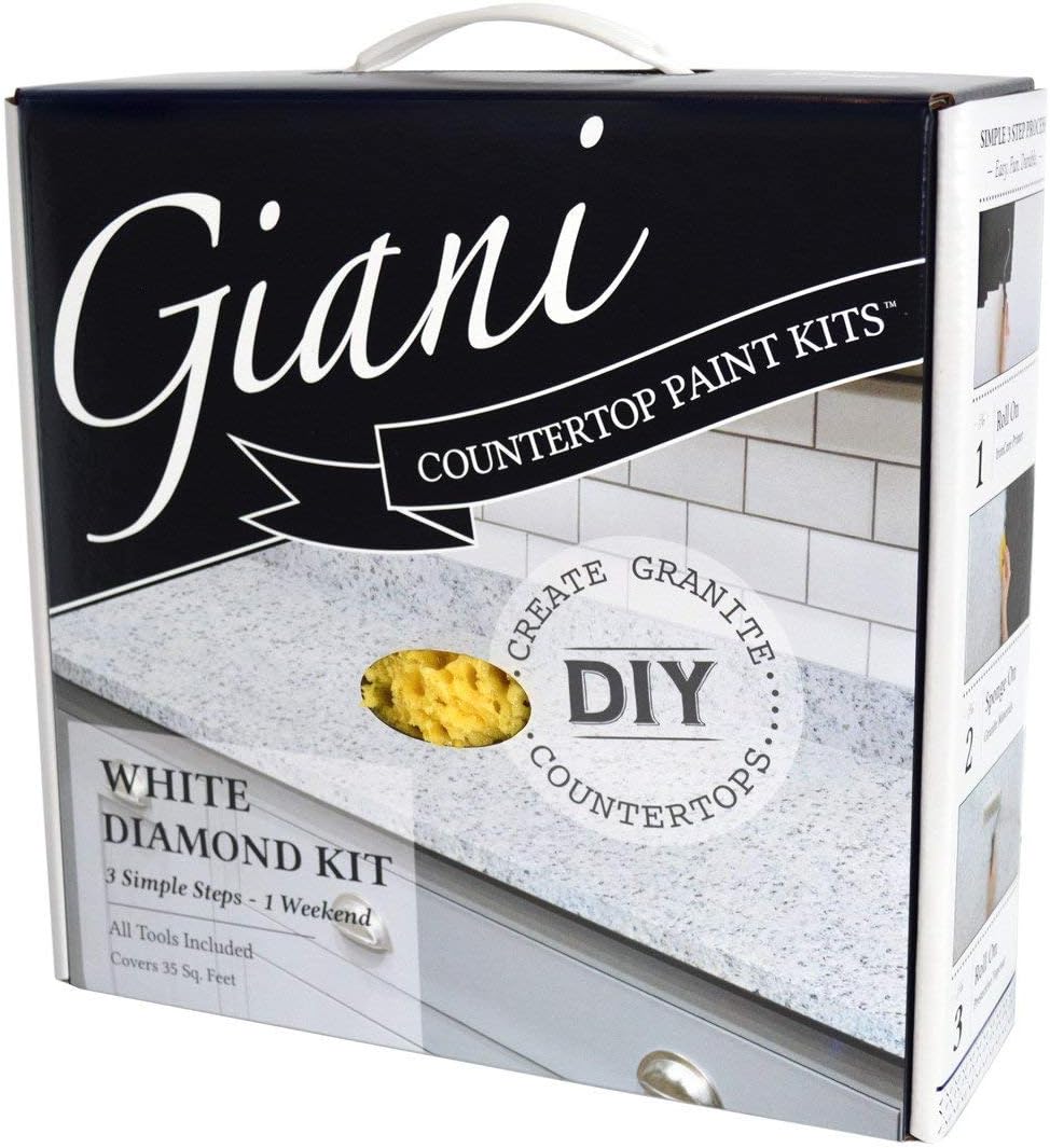 Granite Countertop Paint Kit- White Diamond