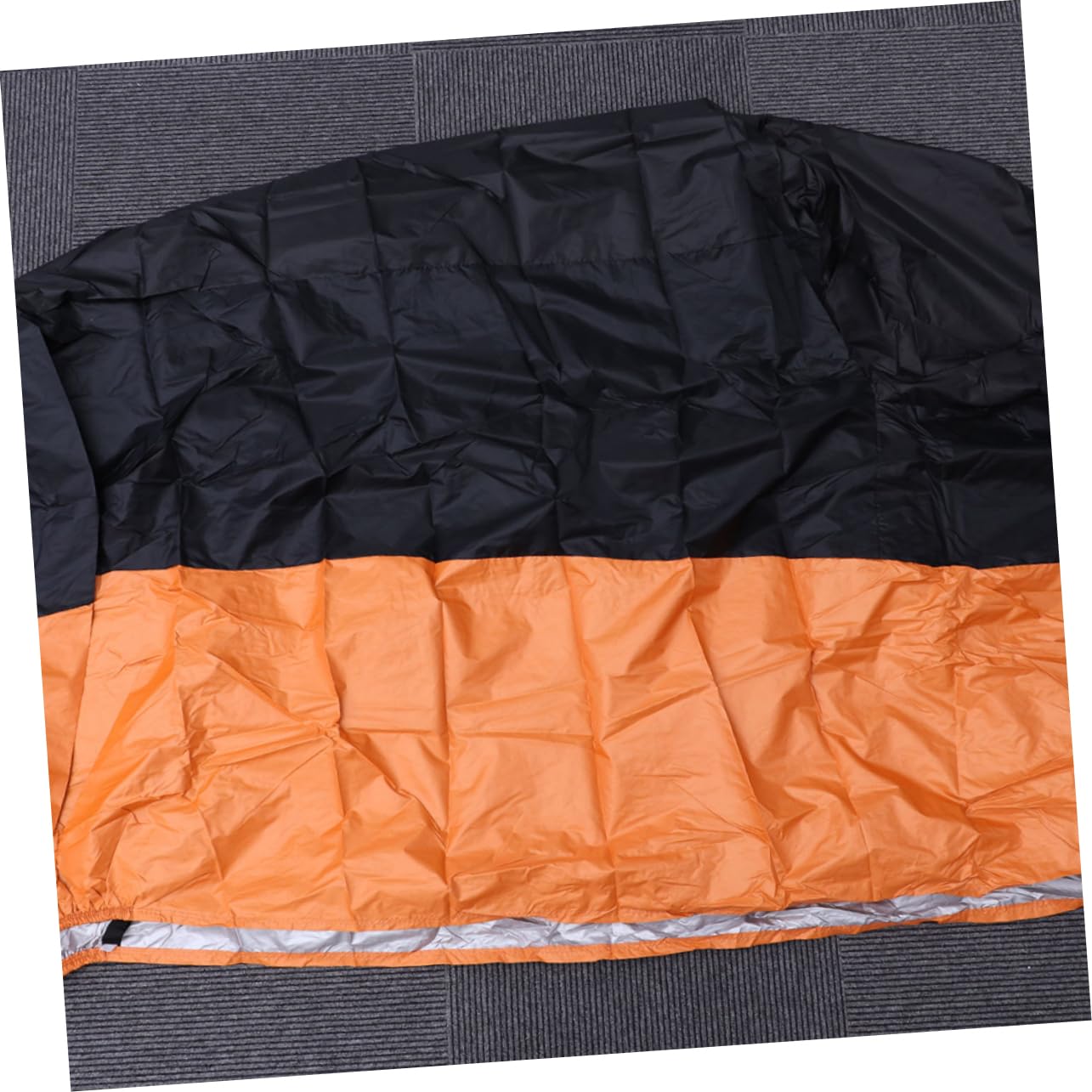 MAGICLULU Housse De Moto Imperméable Et Étanche Housse De Protection La Pluie Soleil pour Quad Et Scooter Noir Et Orange
