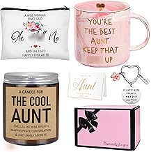 Aunt Gifts from Niece or Nephew, Birthday Gift for Aunt, Best AuntEver Mug, Favorite Auntie Present, Christmas Gift Ideas for New or Soon to Be Auntie