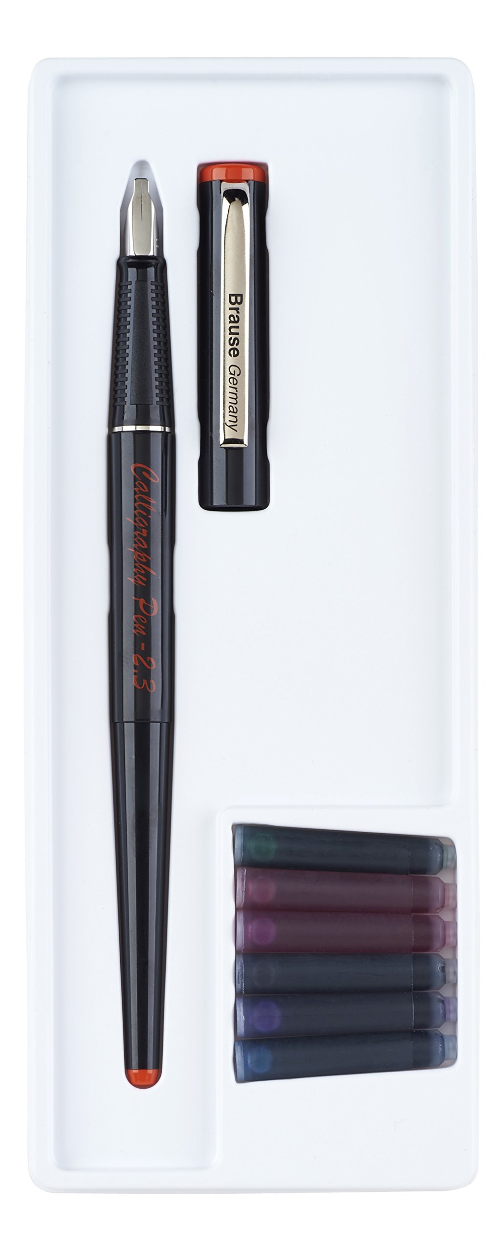 Brause 97423B - Kit di calligrafia comprende una stilografica 2.3