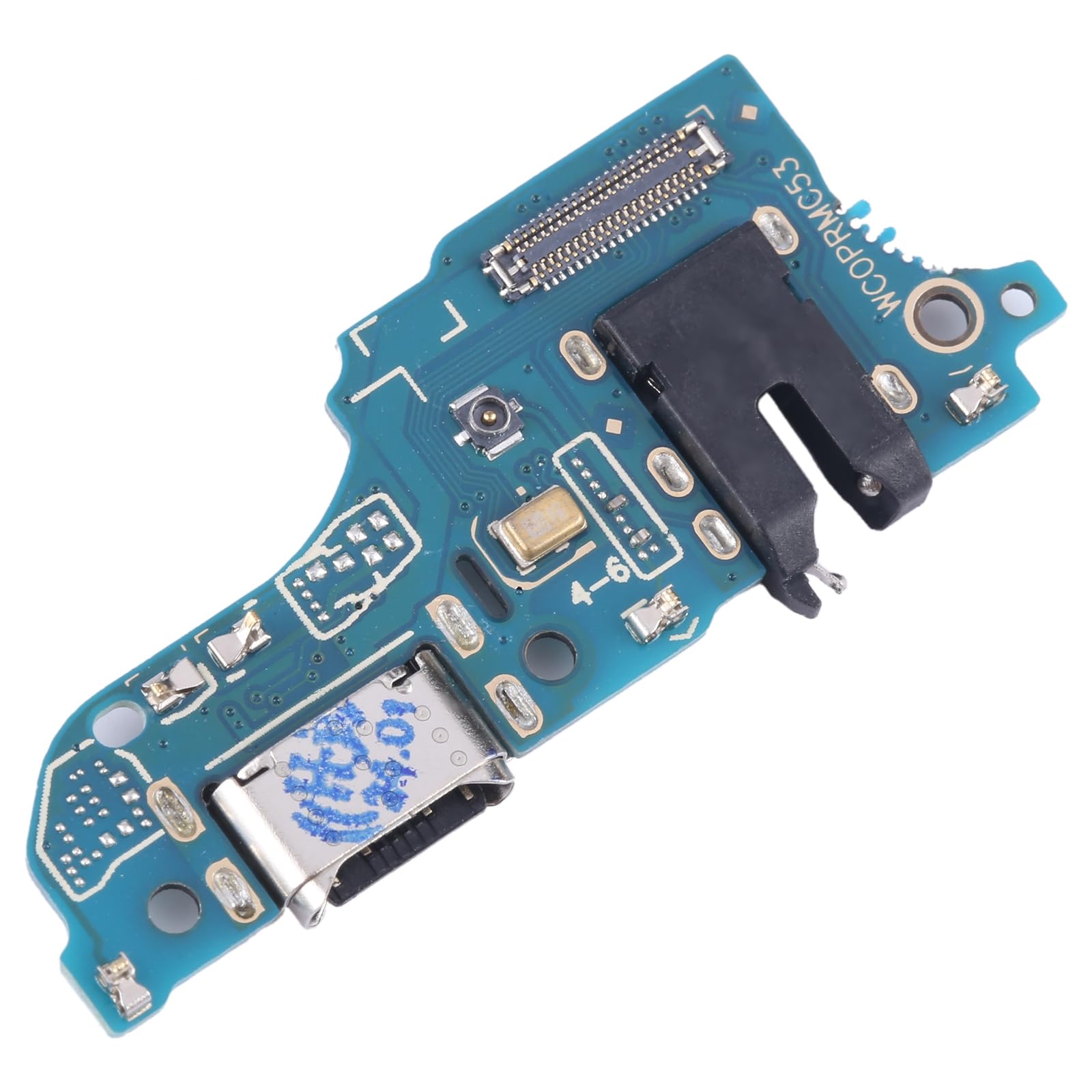 Ricambio Compatibile con Realme C53 RMX3760 Realme NARZO N53 RMX3761 RMX3762 CIRCUITO PCB SCHEDA PORTA USB CONNETTORE jack DI CARICA RICARICA + MICROFONO CHIAMATE DC BOARD SYNC DATI +IN JACK CUFFIE