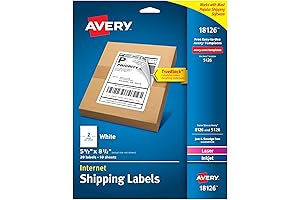 USPS Label Paper for Easy Shipping: 18126 (5.5" x 8.5", 20 Blank Labels)