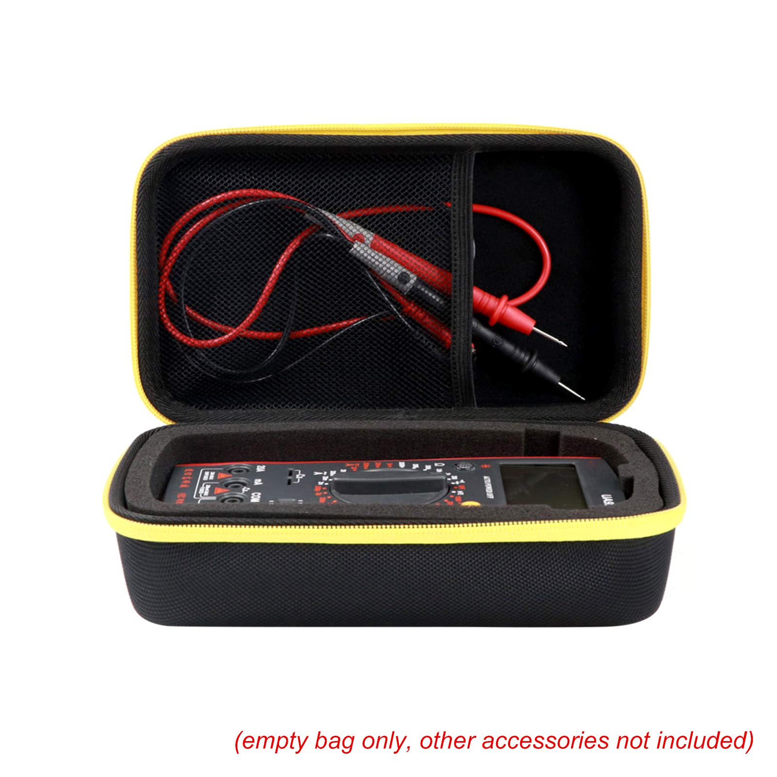 Estuche Para Multímetro Flexible - Poliéster 600D, Compartimento Ajustable, Compatible Con Fluke Y Similares