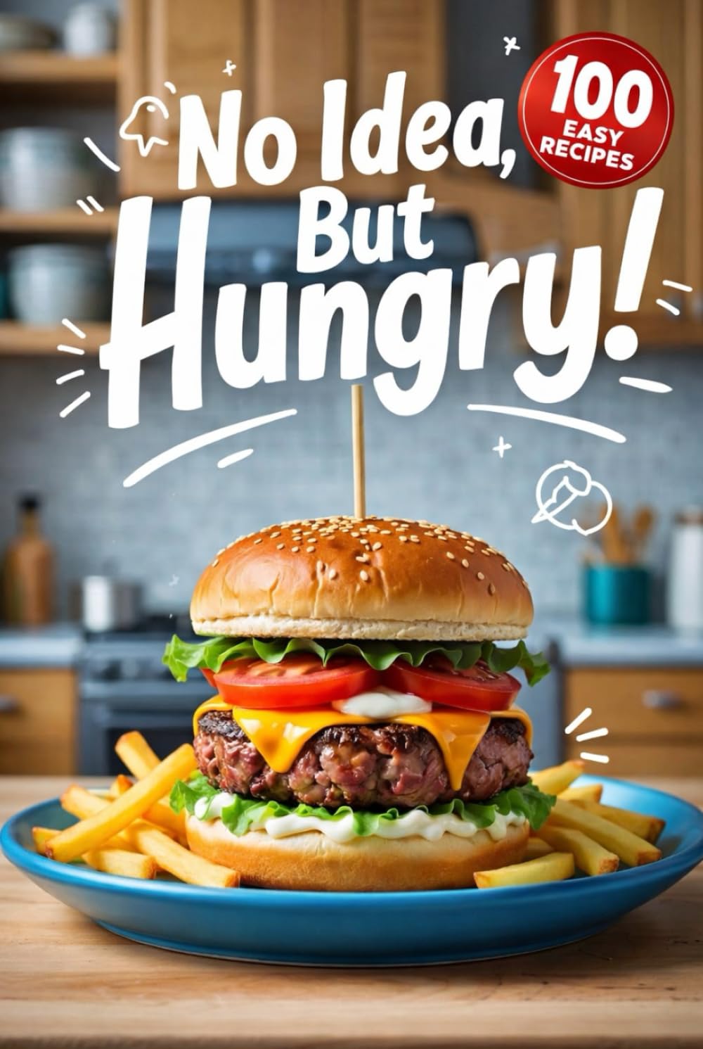 No Idea, But Hungry!: A cookbook with 100 ultra-fast recipes for those who can't cook (but want to eat).
