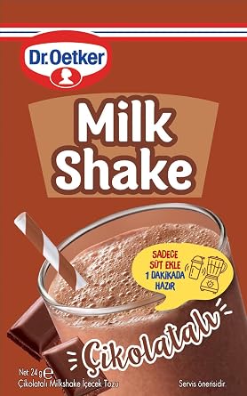 Dr. Oetker Milkshake Çikolatalı 24 gr x 1 Adet
