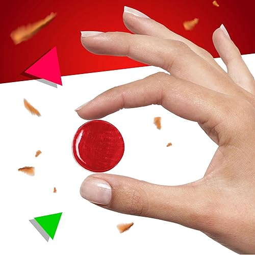 Miniatura 5 de Caramelo duro de discos de canela  Bolsa de 1 libra  Aproximadamente 85 unidades  Caramelo de San Valentín envueltos individualmente  Caramelo rojo