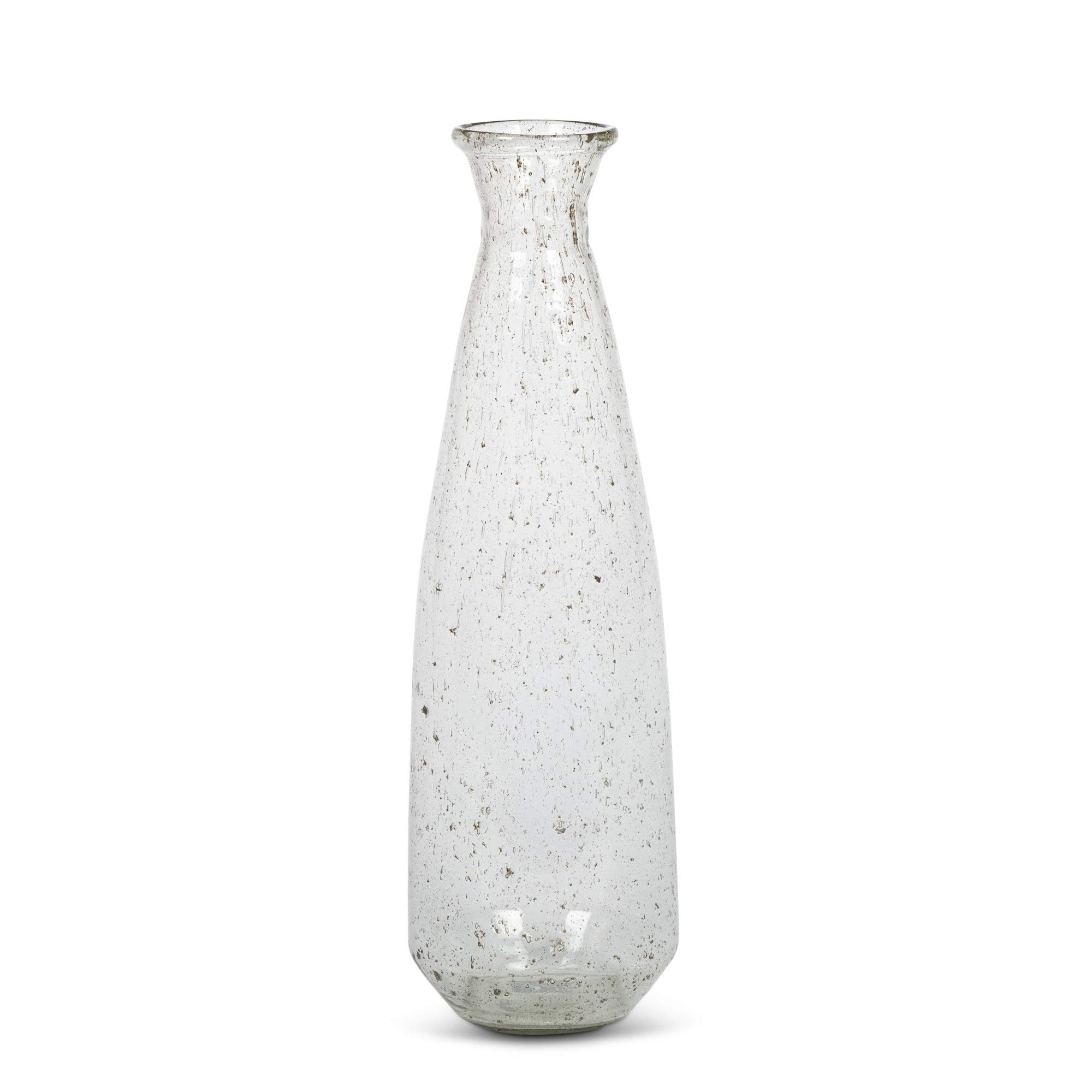 Buy Lone Elm Studios Recycled Glass Tall Floor Vase Home Decor, 6.75InL
