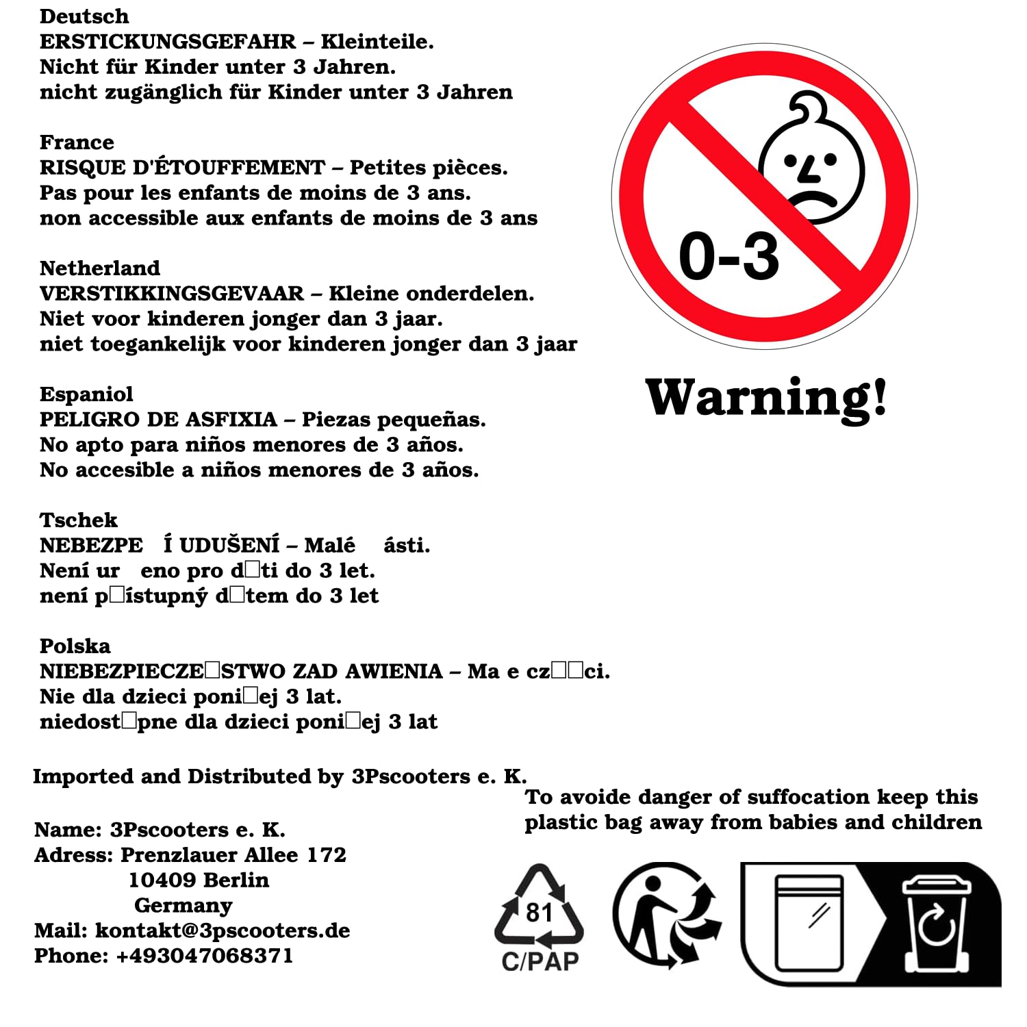 E-Scooter Reifen 8.5x2 - Vollgummi Tubeless Für Xiaomi, Soflow, Hiboy